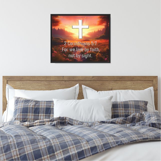 Toile 2 Corinthiens 5:7 (Insitu(Chambre))