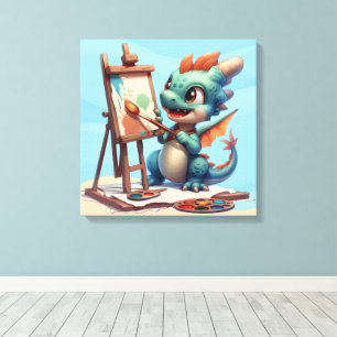 Toile #2 Grand Dragon Œil