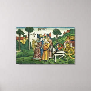 Toile 2 Samuel 6 1-5 David apporte l'arche à Jérusalem,