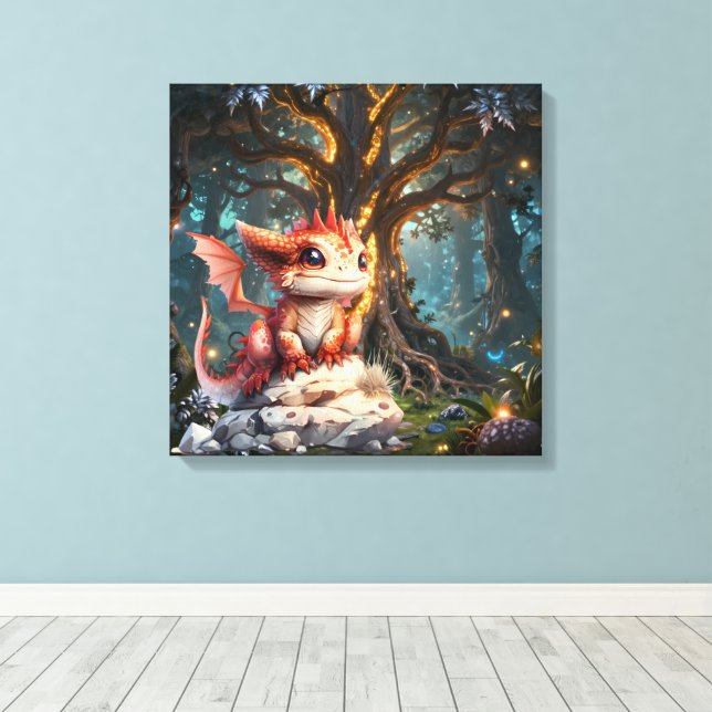 Toile # 2Monde de Dragon (Insitu (Plancher de Bois))