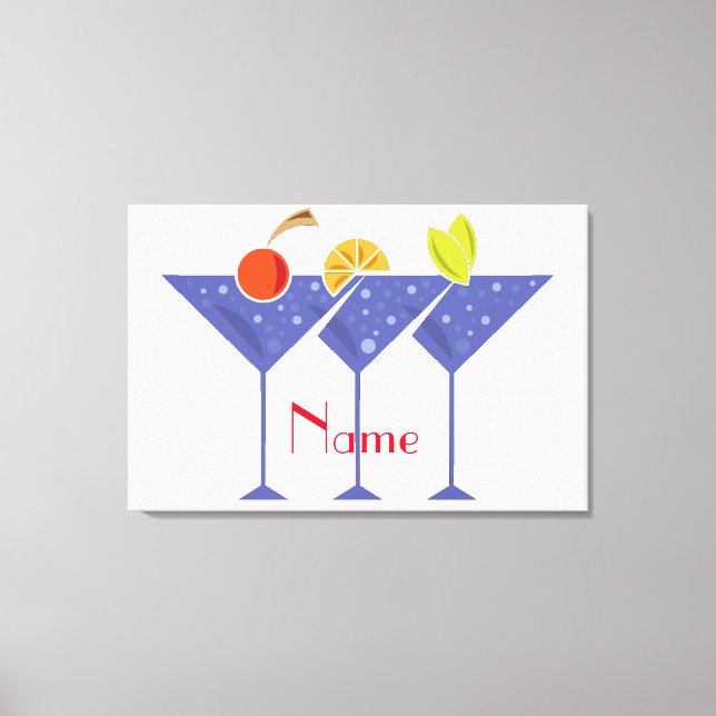 Toile 3 Martini Cocktails Thunder_Cove (Recto)