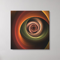 3D Spirale Abstraite couleurs chaudes Art fractal