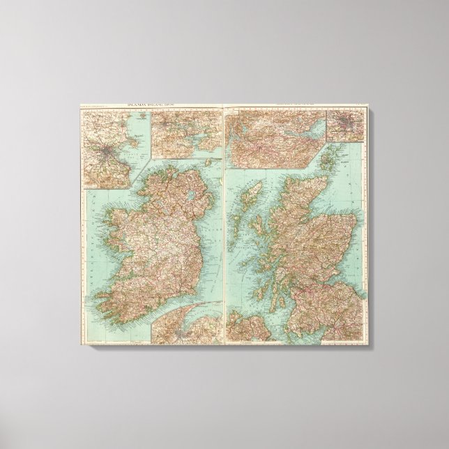 Toile 4950 Irlande, Écosse (Recto)