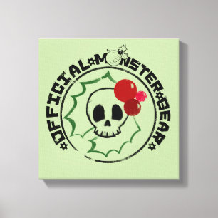 Toile 4 Petits monstres - Nessa Holiday Logo 2