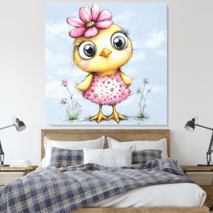 Toile #4 Poule Fantastique