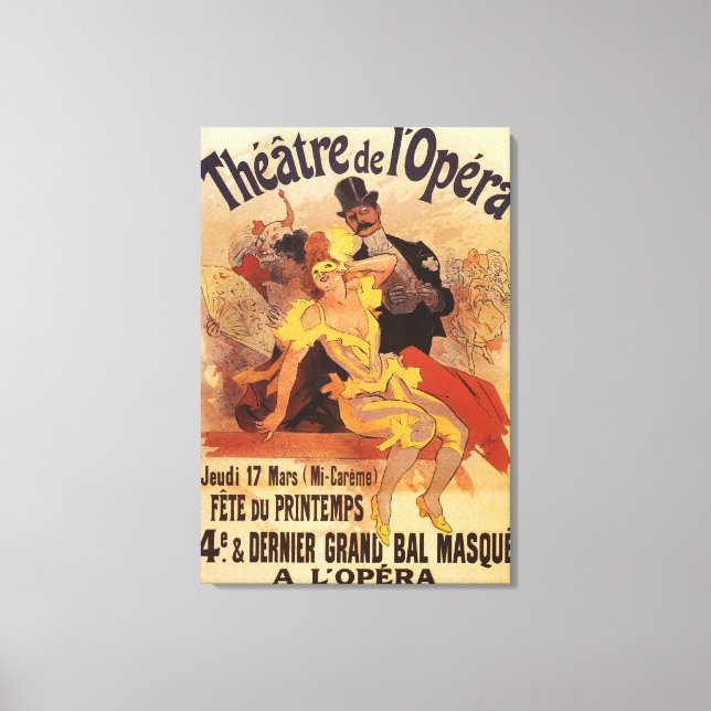 Toile 4e boule masquée au Théâtre de l'Opéra (Recto)