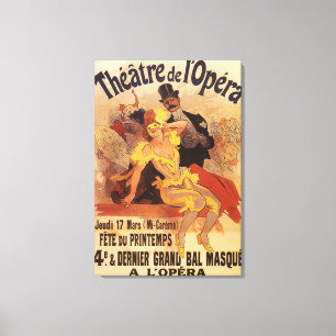 Toile 4ème Boule masquée au théâtre de l'Opera
