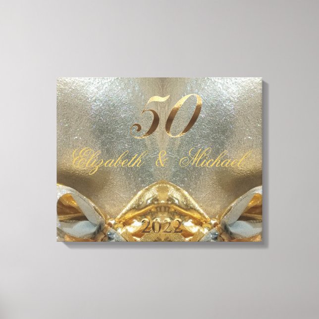 Toile 50e anniversaire du Mariage d'or 2022 (Recto)