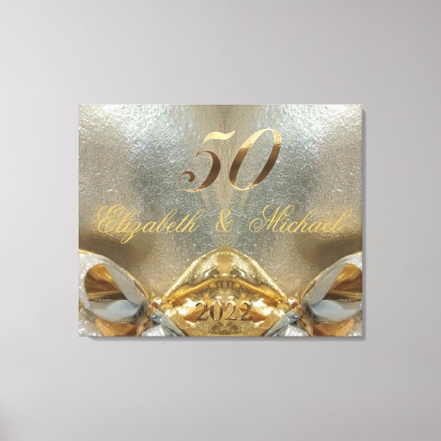 Toile 50e anniversaire du Mariage d'or 2022 (Recto)