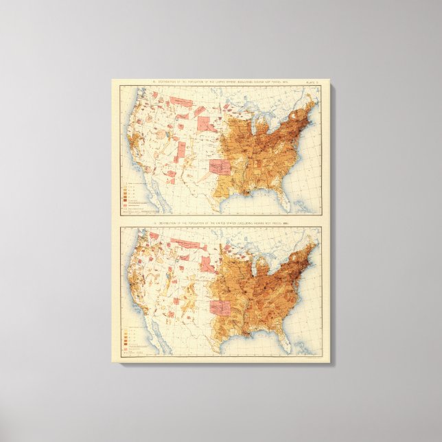 Toile 5 Population 1870, 1880 (Recto)