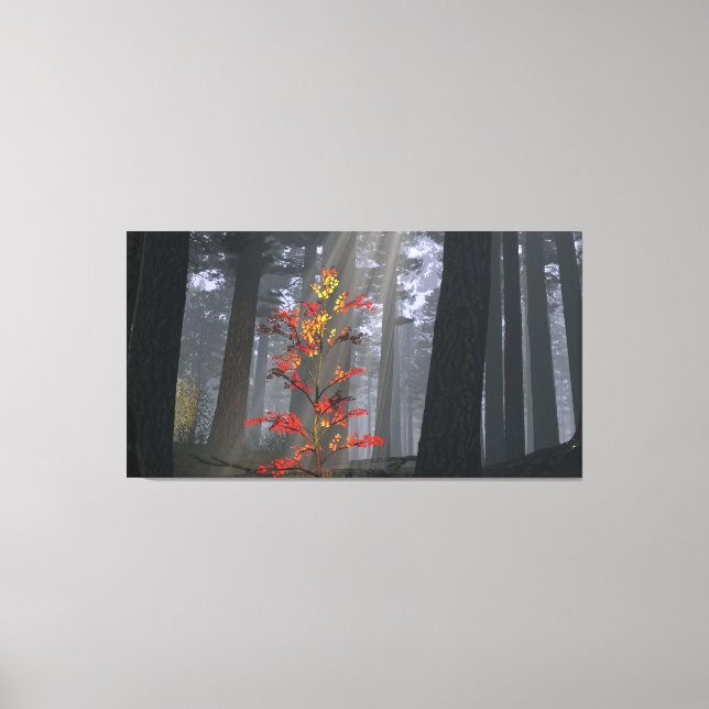 Toile 60" x 40" avec image "Jeune" (Recto)