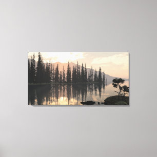 Toile 60" x 40" avec image "Matin glorieux"