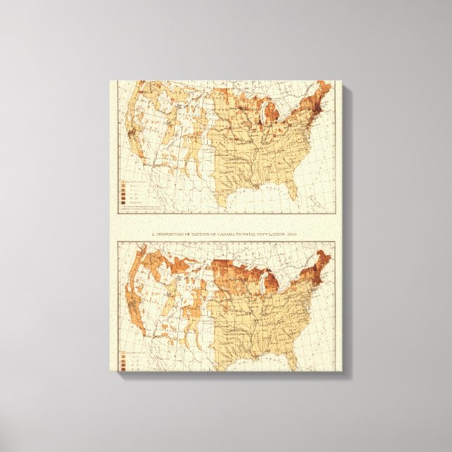 Toile 68 Autochtones Canada 1900 (Recto)