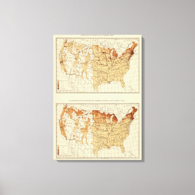 Toile 68 Autochtones Canada 1900 (Recto)