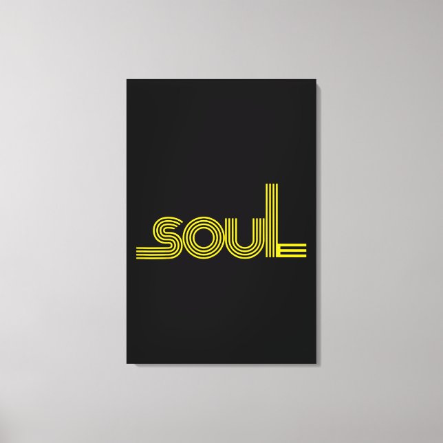 Toile 70s Funk Afro Soul Boogie Dance Love Train (Recto)