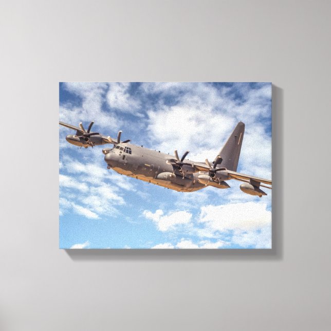 Toile 7574-C-130 Avion militaire (Recto)