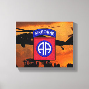 Toile 82e ABN vétérans de Fort Bragg