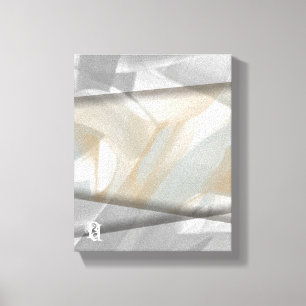 Toile 8 x 10" Sandy Tornado Tendance Art Abstrait Beige