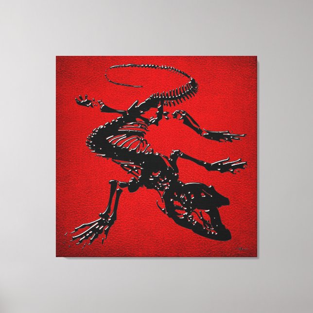 Toile 999.9 : Komodo Dragon Skeleton (Recto)
