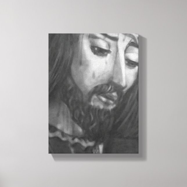 Toile # 9x10 #Black Frame# Lienzo (Recto)