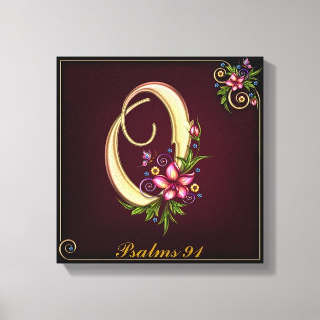 Toile à enveloppement de qualité supérieure Monogr (Recto)