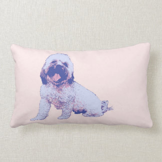 Toile à grain d'orge le coussin de chien