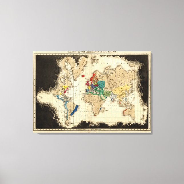 Toile À la restauration des Stuarts 1660 AD (Recto)