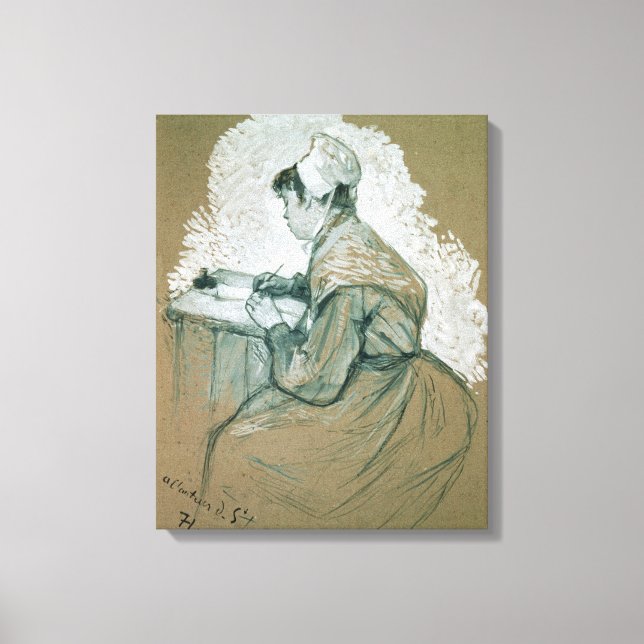 Toile 'À l'auteur de St. Lazare, 1886-89', possible s (Recto)