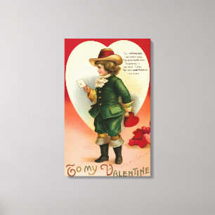 Toile À ma Saint Valentin Vintage Victorienne Saint Vale