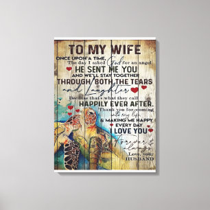 Toile À mon cadeau à la femme   Cadeau de vacances amu