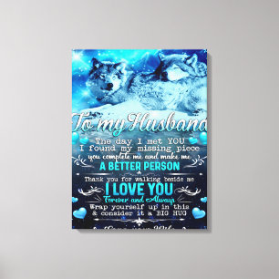 Toile À Mon Don De Loup De Mari, Cadeau D'Anniversaire D