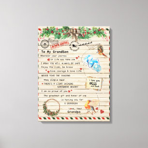 Toile À Mon Don Grandson, Grand-Fils Et Grand-Père, Amou
