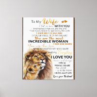 À Mon Don Lion Femme, L'Idée Cadeau Amour Femme An