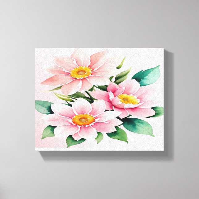 Toile à motif rose pâle (Recto)