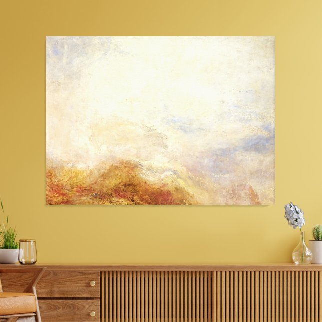 Toile A Mountain Scene, Val d’Aoste - Joseph Mallord... (Insitu(Salon))