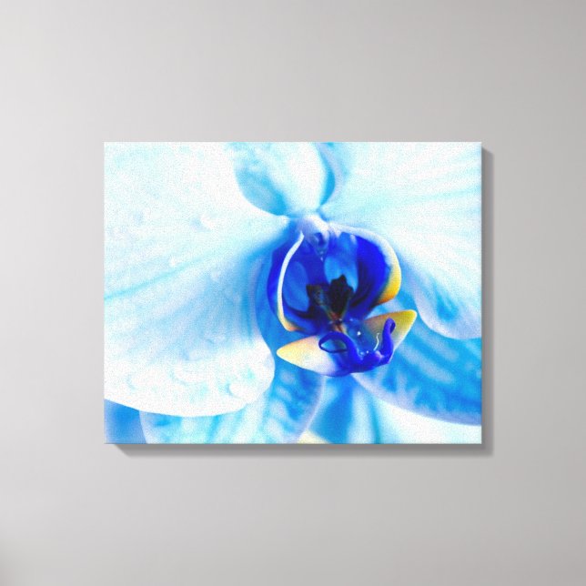 Toile à orchidées bleues (Recto)