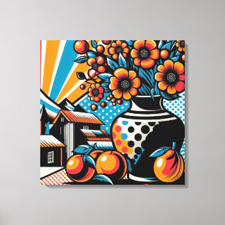 Toile A Pastel Slice Of Life Reflections