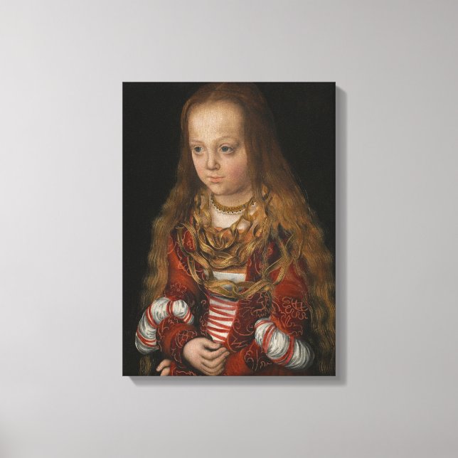 Toile A Princess of Saxony, c.1517 (huile sur panneau) (Recto)
