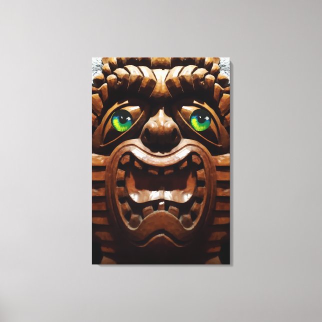 Toile A Tiki Terracé - Ken Gage Art (Recto)