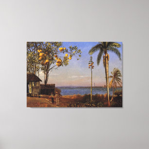 Toile A View in the Bahamas par Bierstadt Albert.