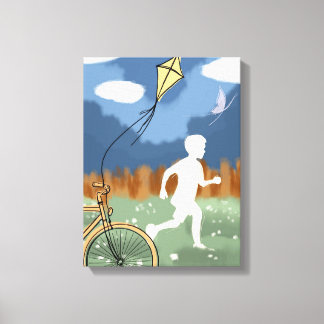 Toile A Wing Ahead II – Liberté et jeu de l'enfance