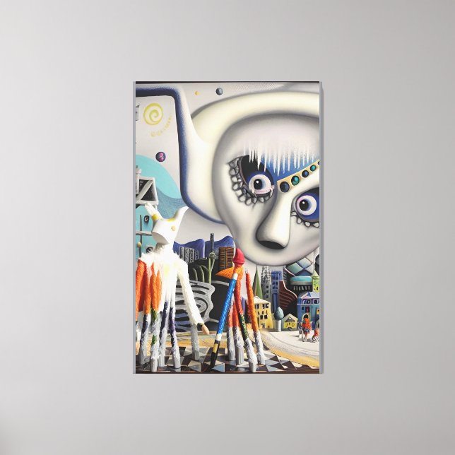 Toile A Winter Wonder Diorama-Land Ken Gage (Recto)