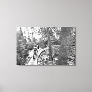 Toile Aaron Rodgers en VTT sur l'escalier vers