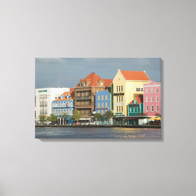 Toile ABC Islands, CURACAO, Willemstad : Harborfront 2 (Recto)