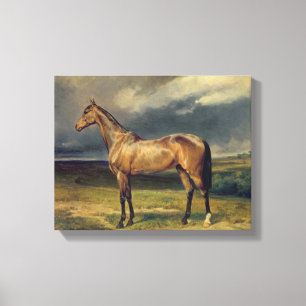 Toile Abdul Medschid le cheval arabe de châtaigne, 1855