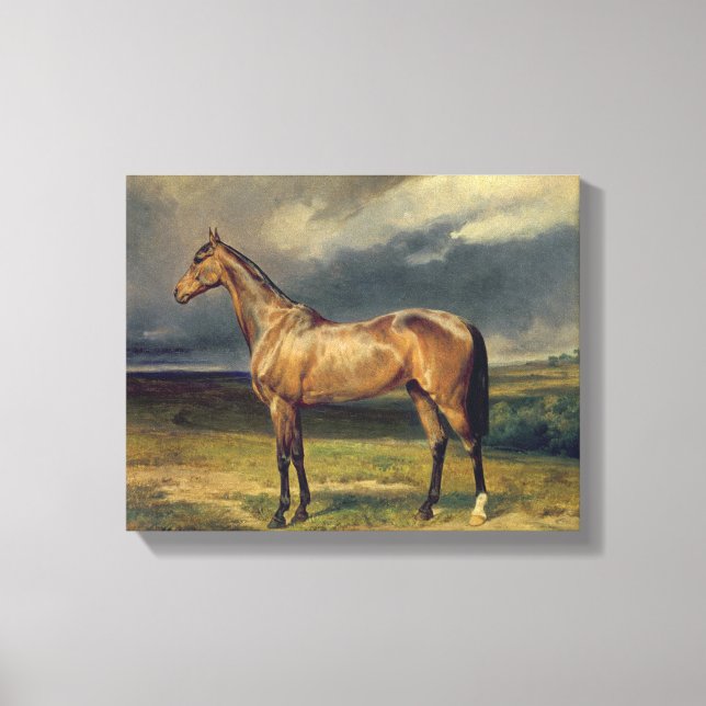 Toile Abdul Medschid' le cheval arabe de châtaignier, 18 (Recto)