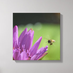 Toile Abeille de miel de vol