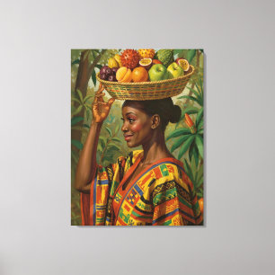 Toile « Abeni », son propre fruit – célébration de l'his