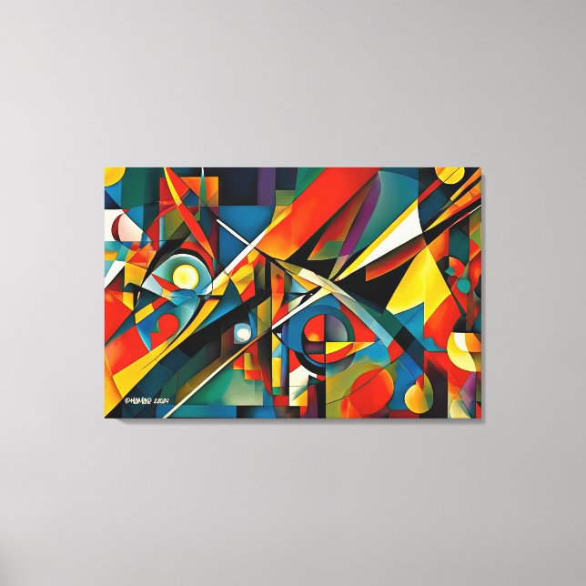 Toile ABSTR_24-047, Galerie Abstraite Art (Recto)