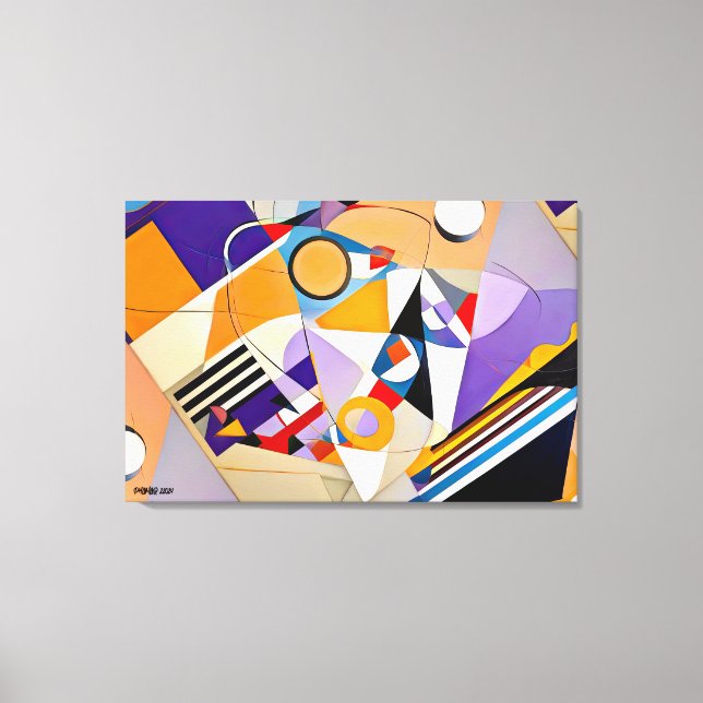 Toile ABSTR_24-082, Galerie Abstraite Art (Recto)